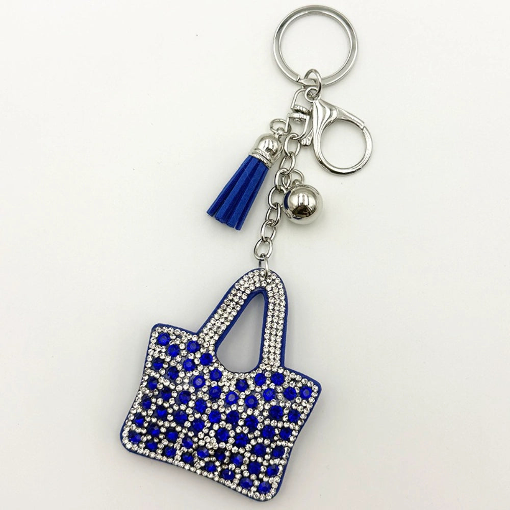 Bag Rhinestone Keychain for DIY