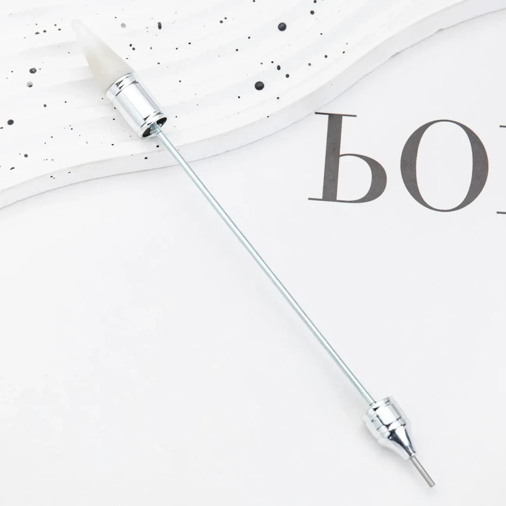Beadable Double-Ended Suction Drill Dot and Rhinestone Application Nail Art Tool Pen