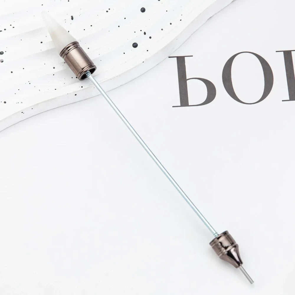 Beadable Double-Ended Suction Drill Dot and Rhinestone Application Nail Art Tool Pen