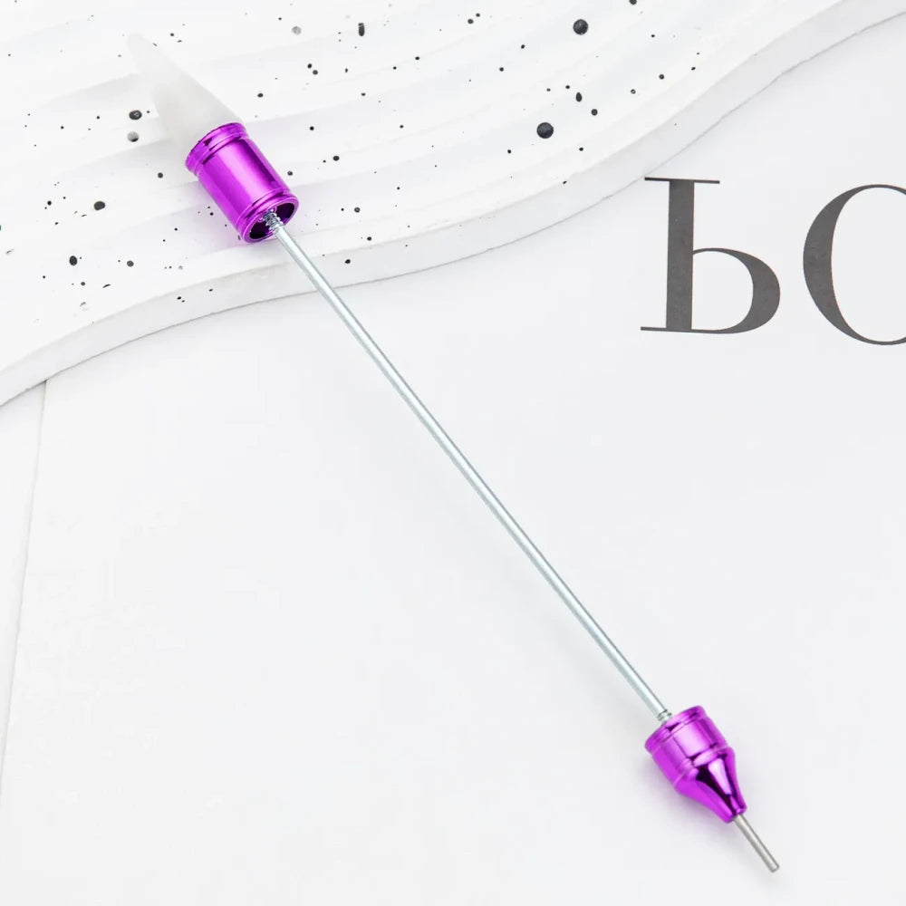 Beadable Double-Ended Suction Drill Dot and Rhinestone Application Nail Art Tool Pen