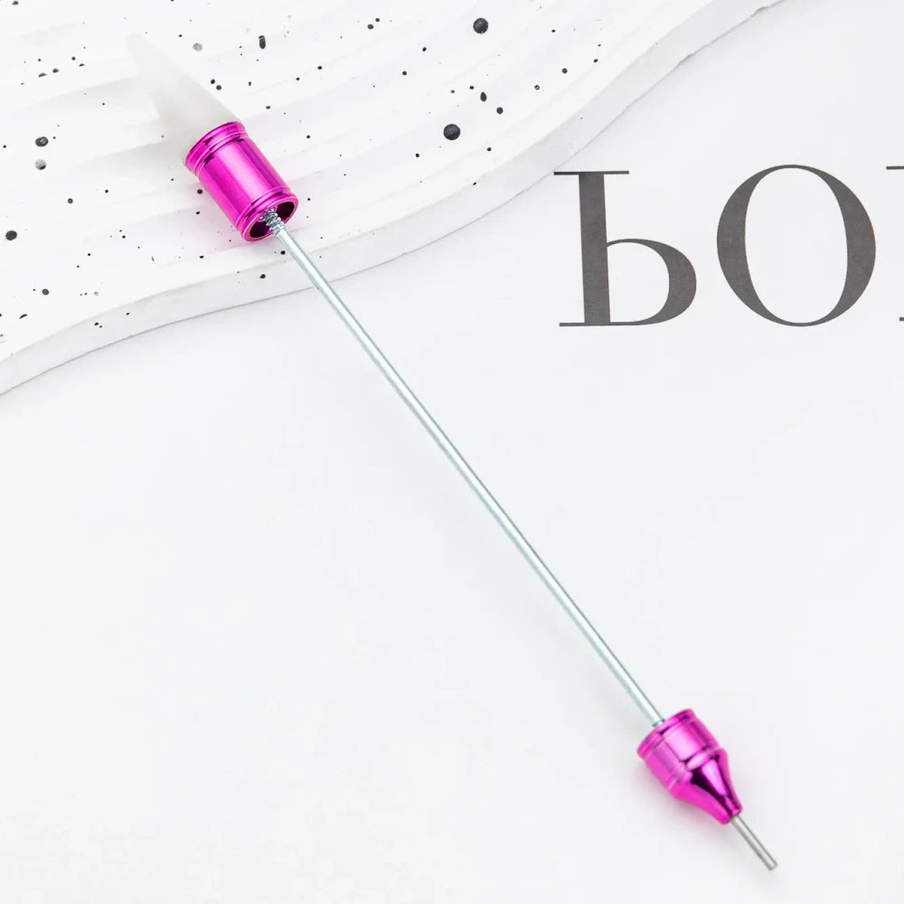 Beadable Double-Ended Suction Drill Dot and Rhinestone Application Nail Art Tool Pen