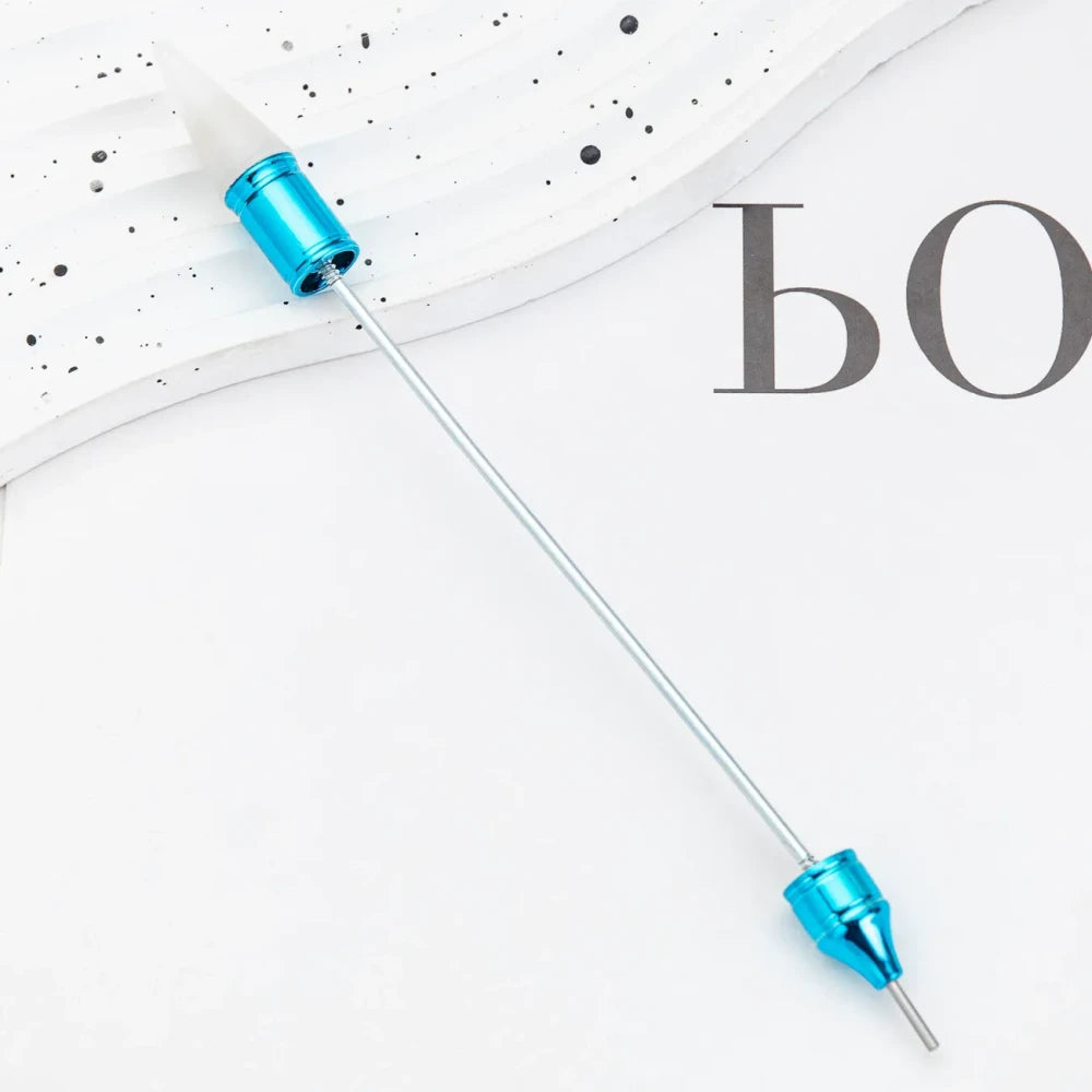 Beadable Double-Ended Suction Drill Dot and Rhinestone Application Nail Art Tool Pen