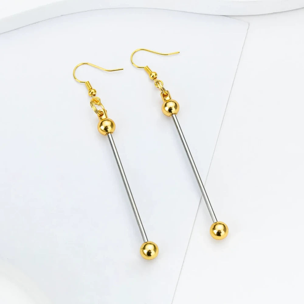 Beadable Long and Short Styles Earrings for DIY