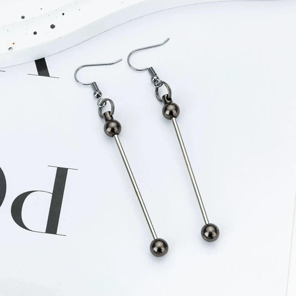 Beadable Long and Short Styles Earrings for DIY