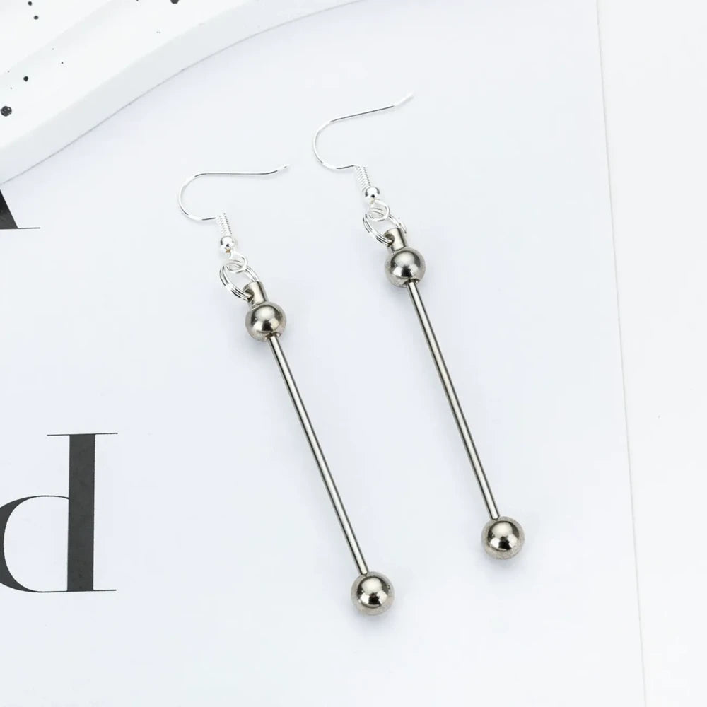 Beadable Long and Short Styles Earrings for DIY