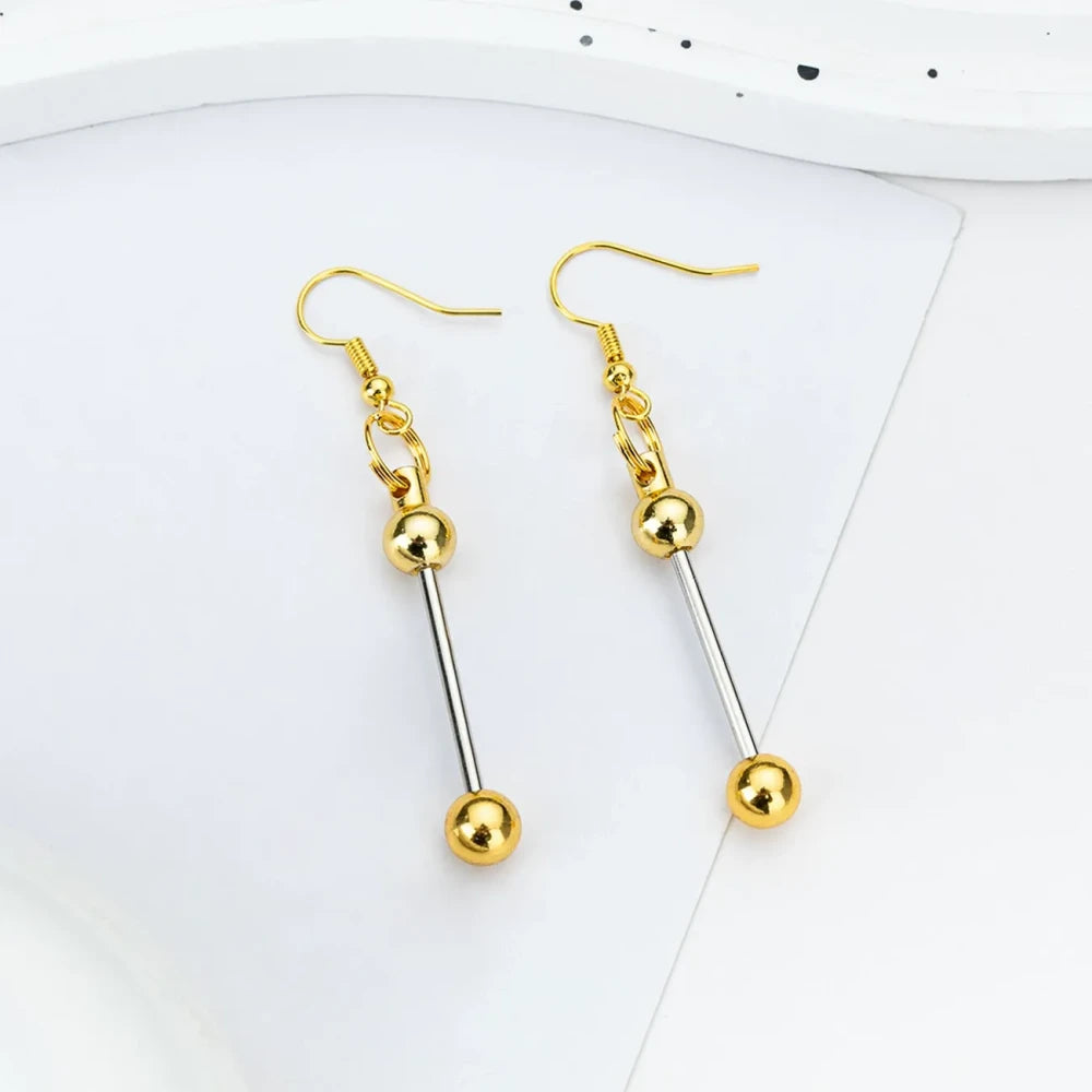 Beadable Long and Short Styles Earrings for DIY