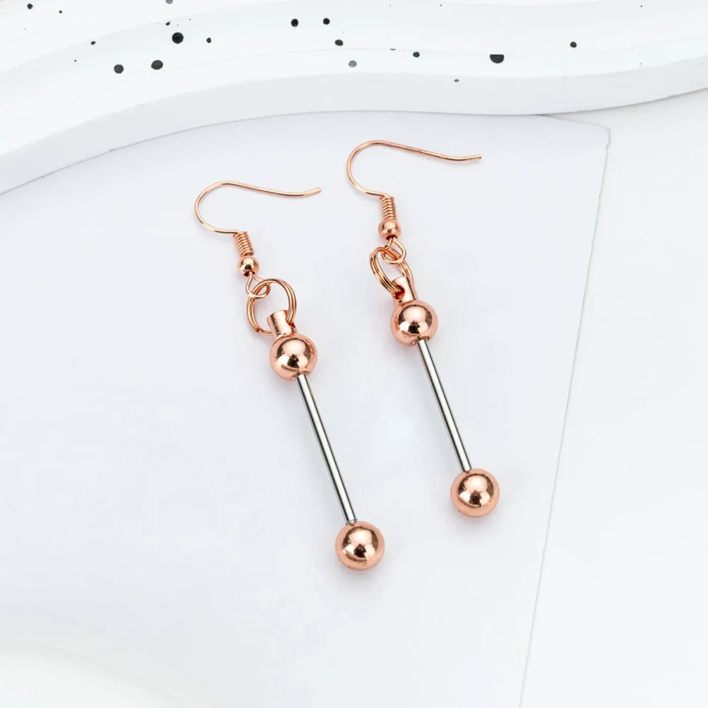 Beadable Long and Short Styles Earrings for DIY
