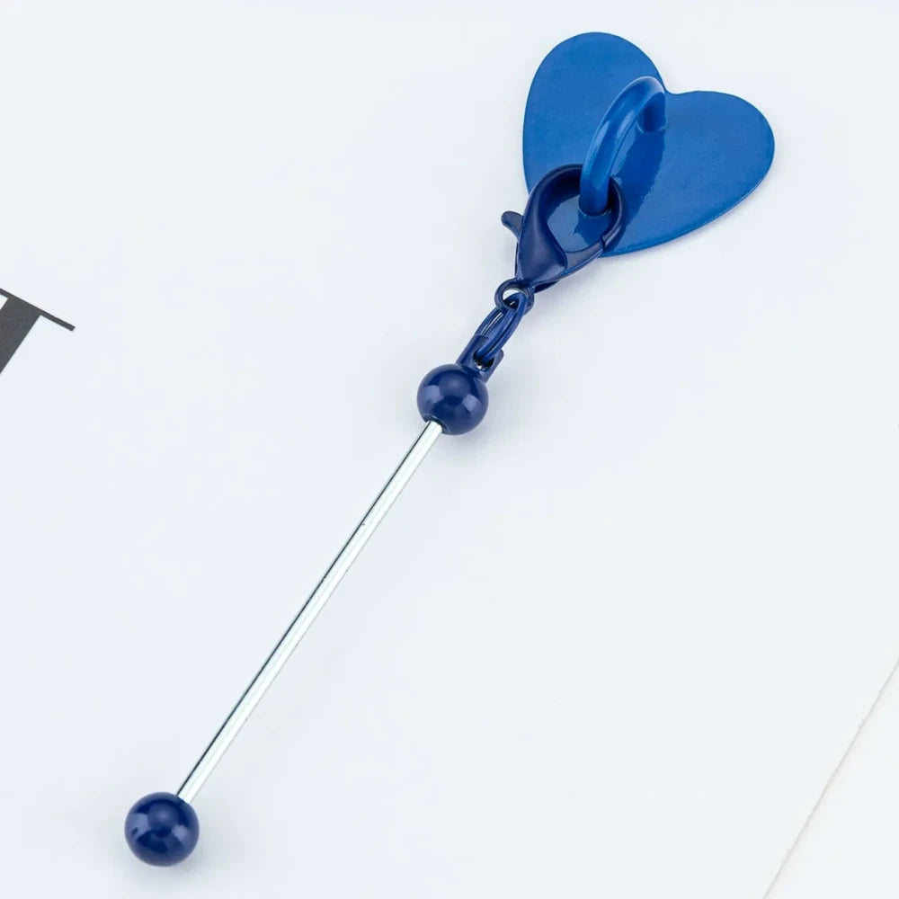 Beadable No Drilling Required Metal Heart-Shaped Adhesive Hook