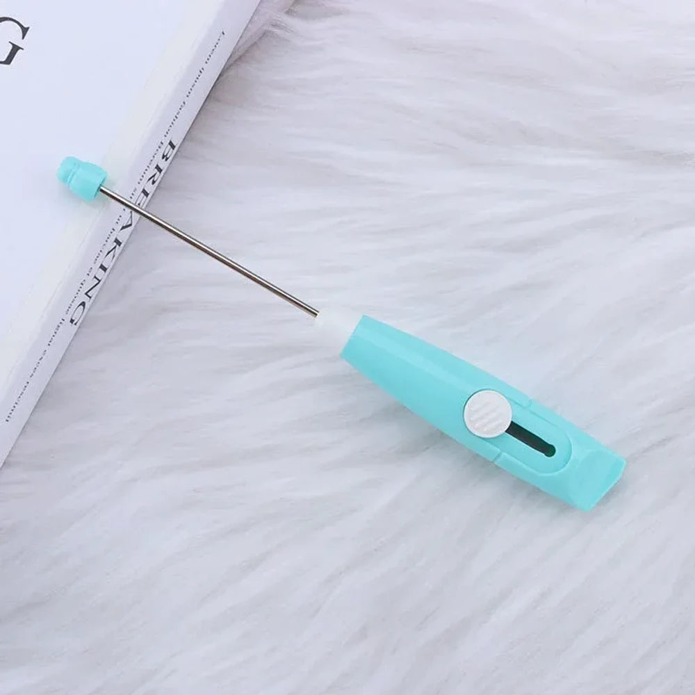Beadable Portable Utility Knife with Retractable Blade for DIY