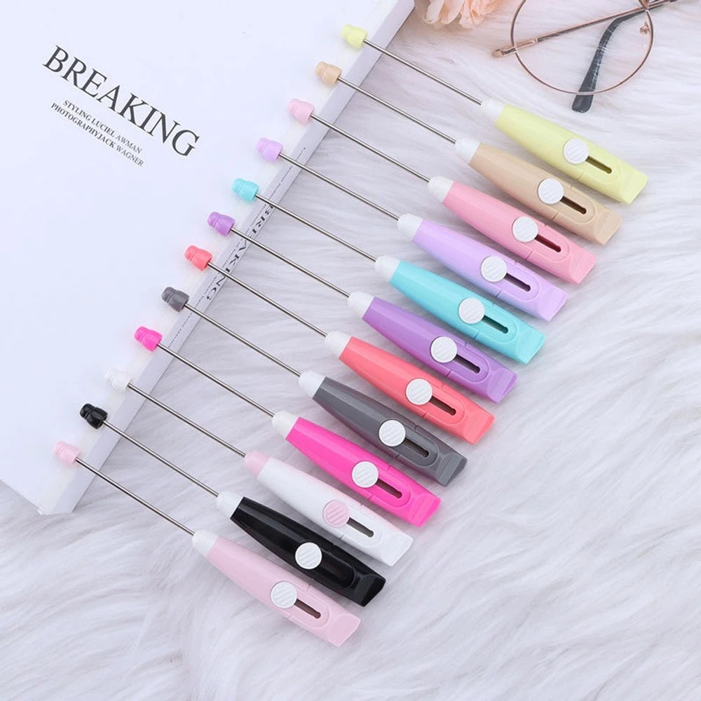Beadable Portable Utility Knife with Retractable Blade for DIY