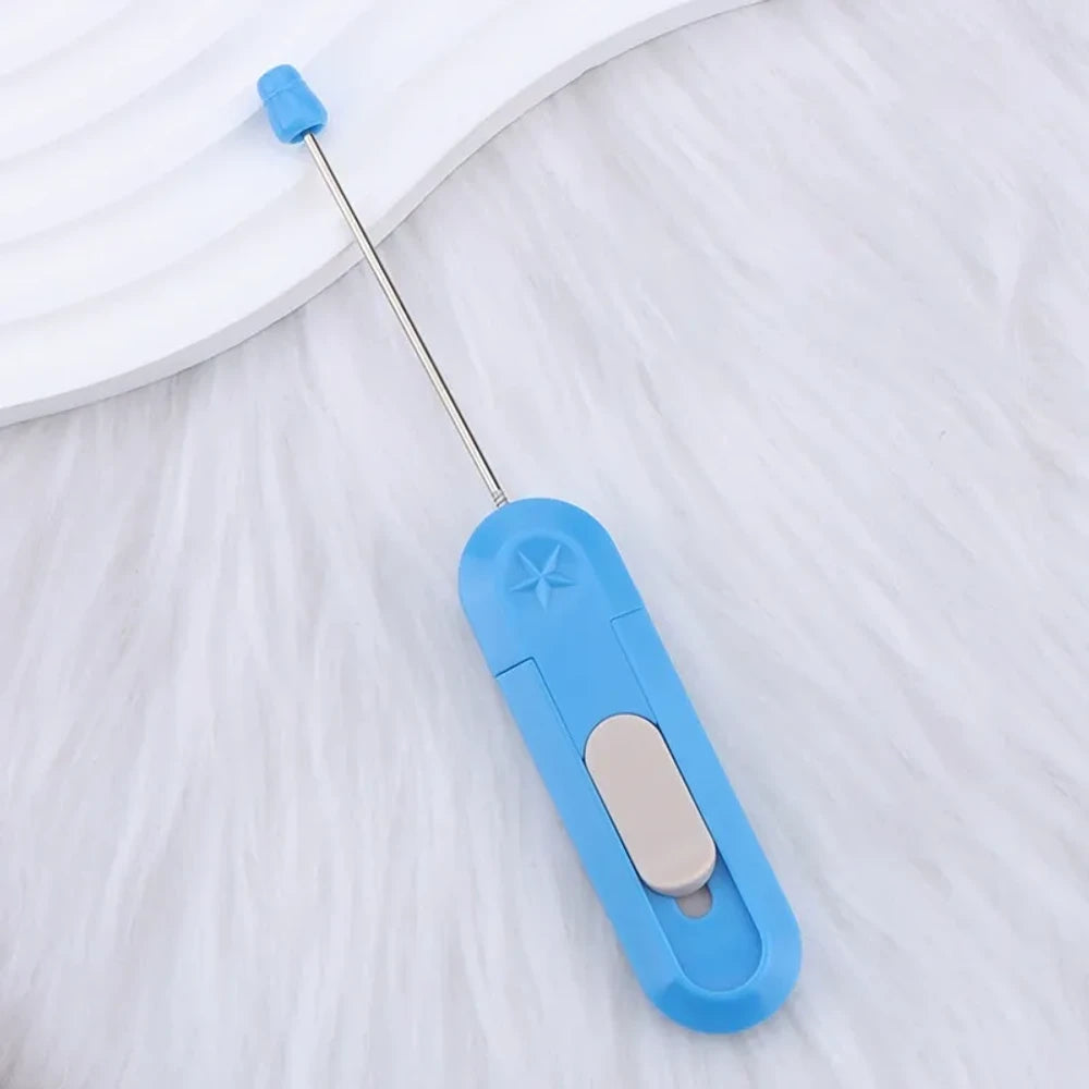 Beadable Portable Utility Knife with Retractable Blade for DIY