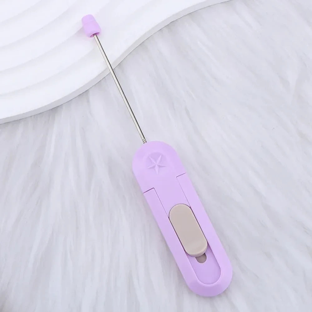 Beadable Portable Utility Knife with Retractable Blade for DIY