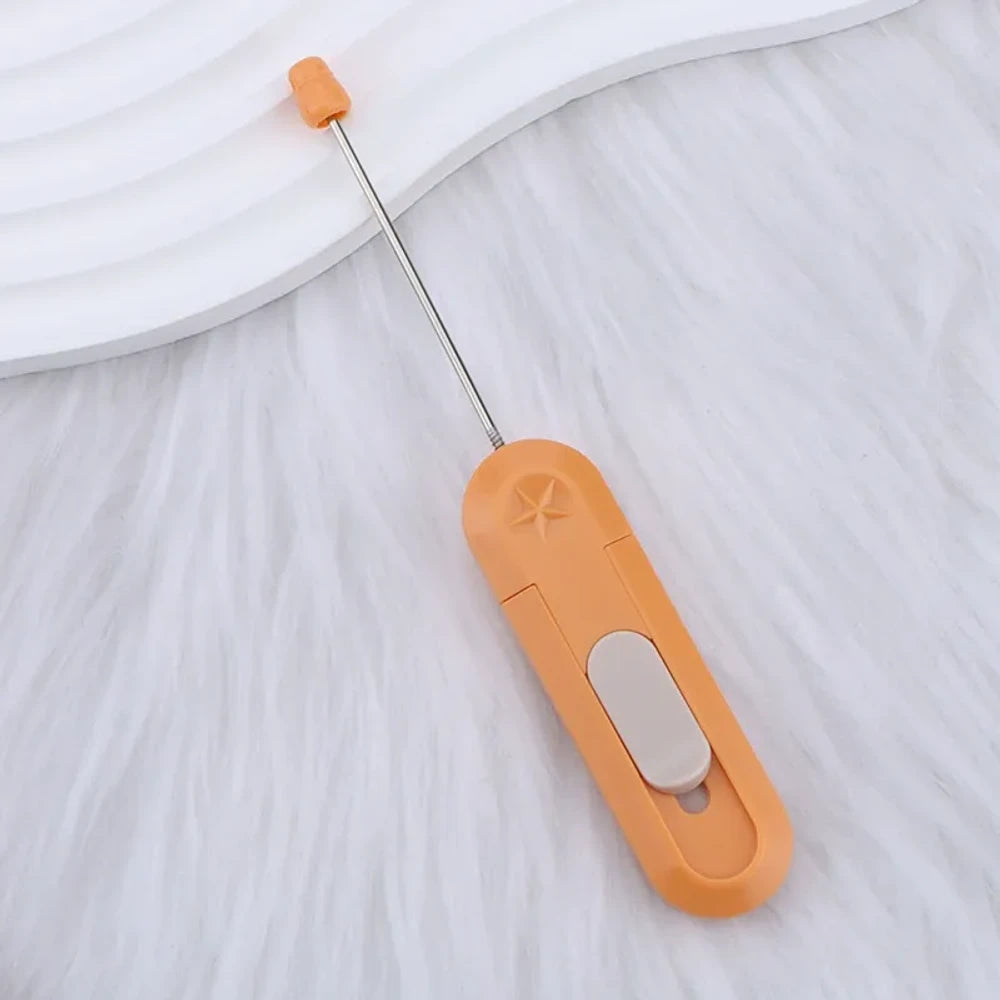 Beadable Portable Utility Knife with Retractable Blade for DIY
