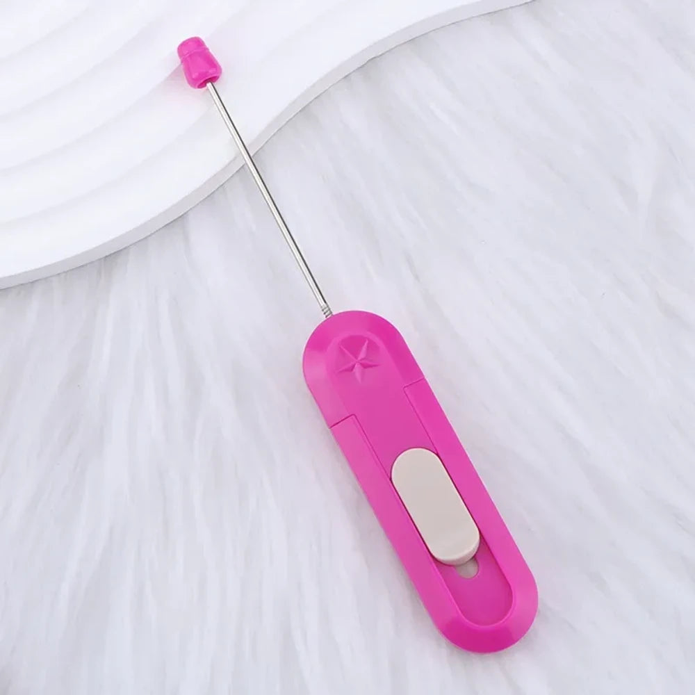 Beadable Portable Utility Knife with Retractable Blade for DIY