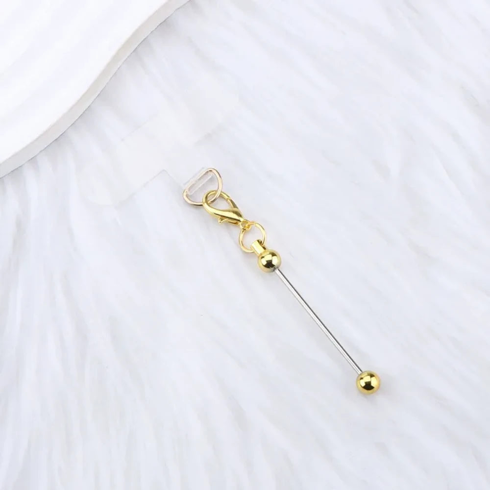 Beaded Anti-Loss Durable Spacer Phone Clip for DIY