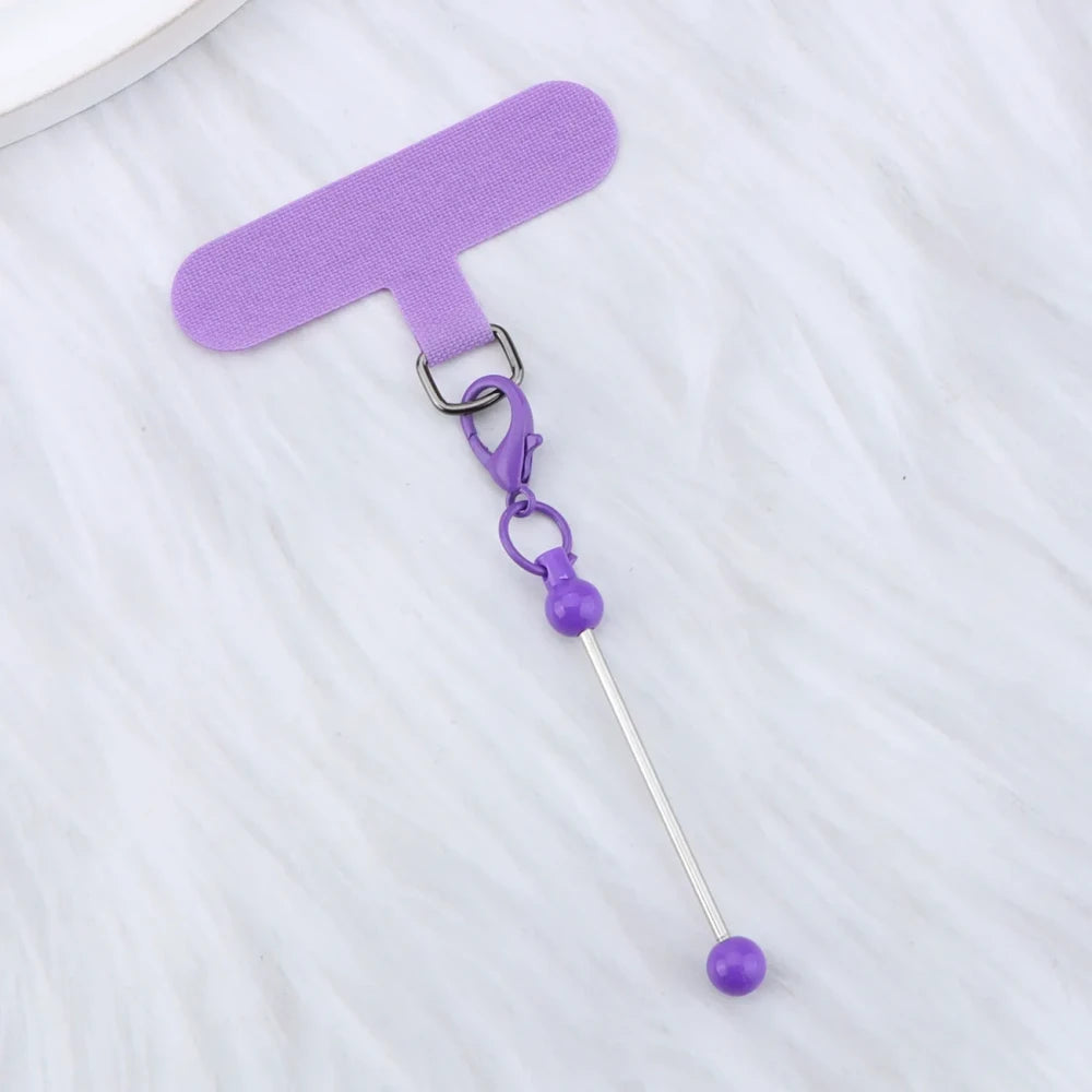 Beaded Anti-Loss Durable Spacer Phone Clip for DIY