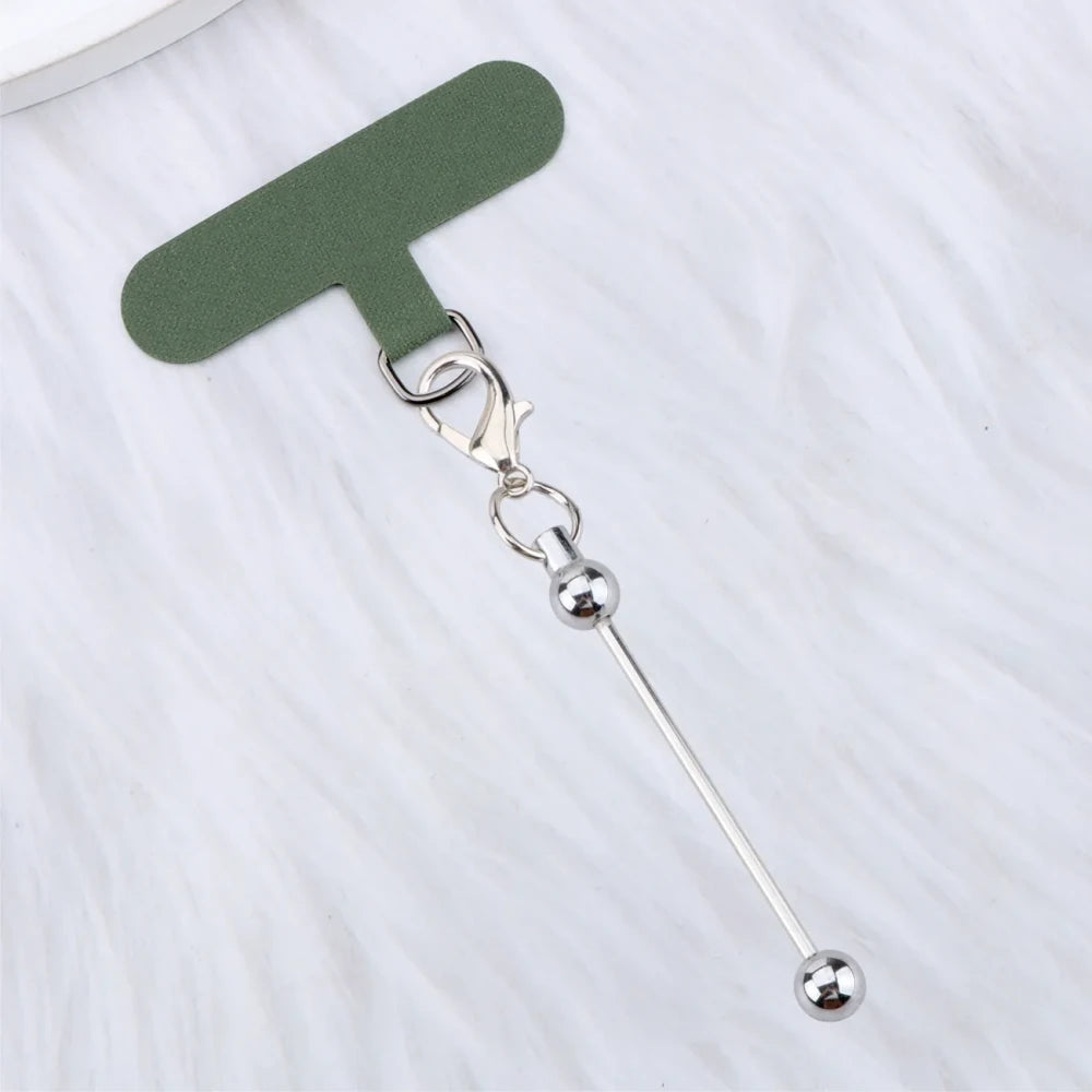 Beaded Anti-Loss Durable Spacer Phone Clip for DIY