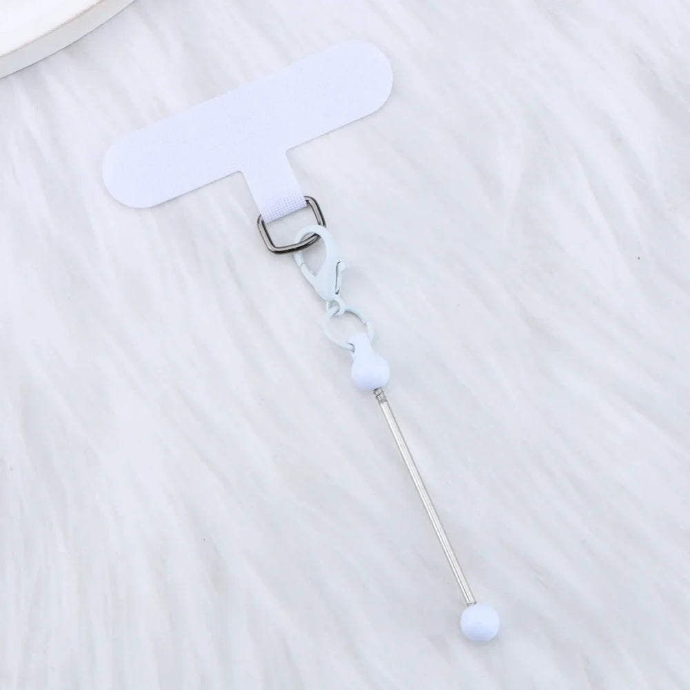 Beaded Anti-Loss Durable Spacer Phone Clip for DIY