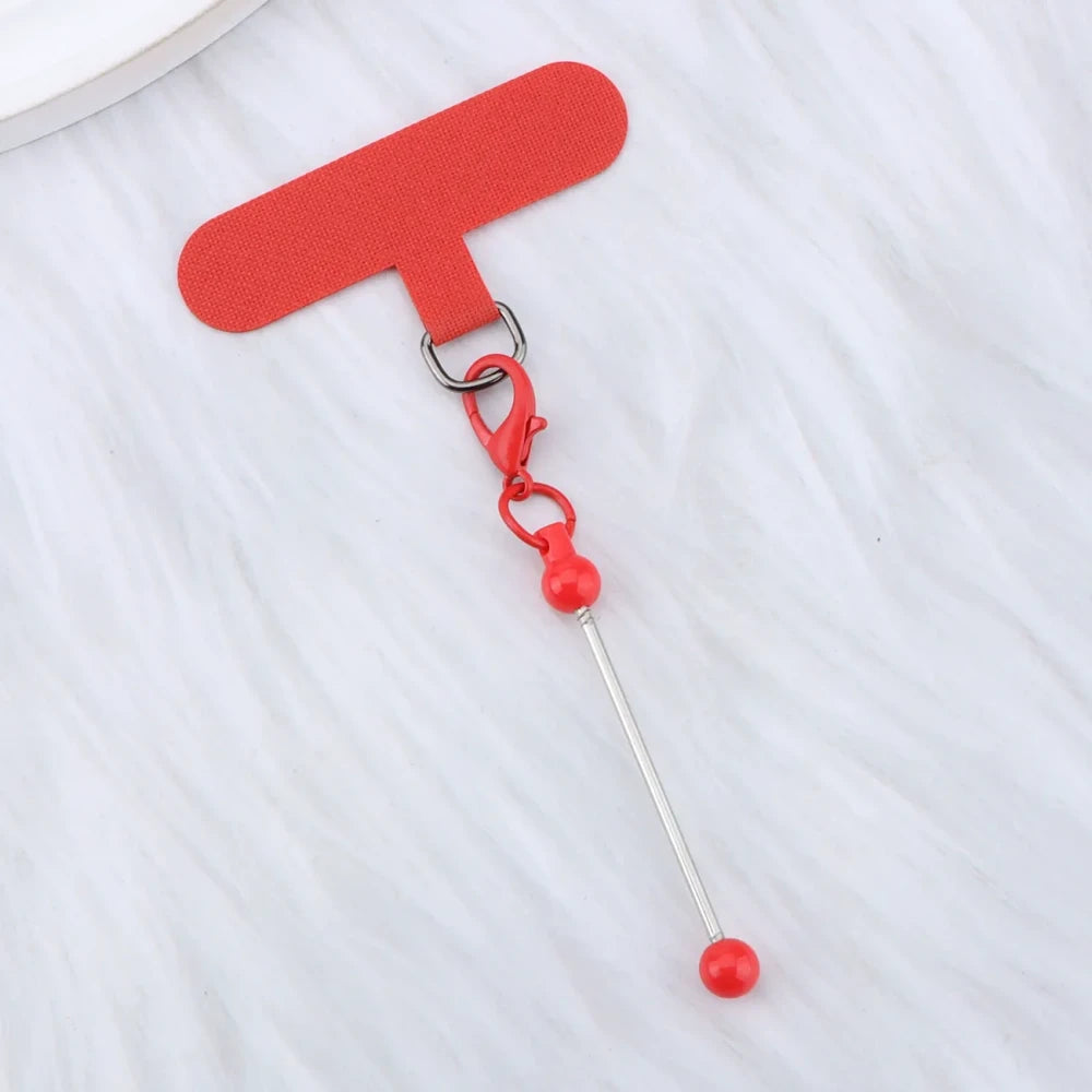 Beaded Anti-Loss Durable Spacer Phone Clip for DIY