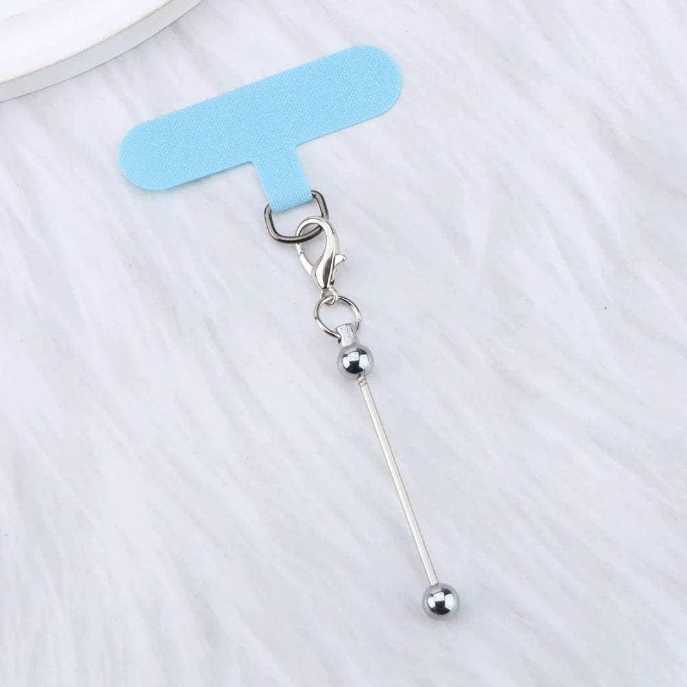 Beaded Anti-Loss Durable Spacer Phone Clip for DIY