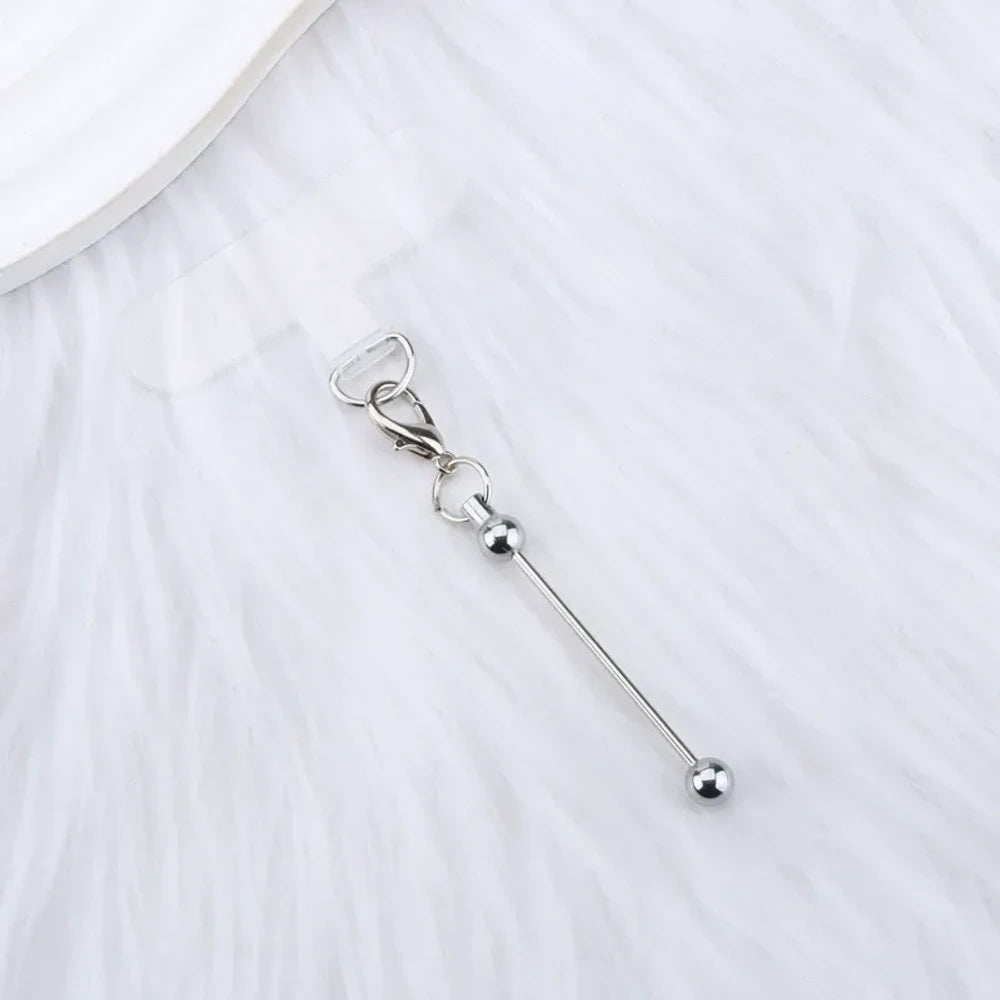 Beaded Anti-Loss Durable Spacer Phone Clip for DIY