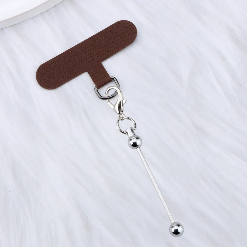 Beaded Anti-Loss Durable Spacer Phone Clip for DIY