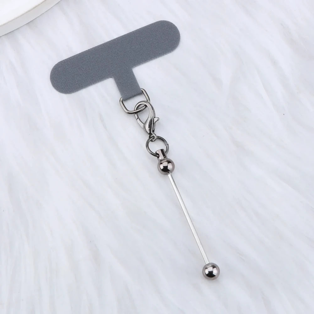 Beaded Anti-Loss Durable Spacer Phone Clip for DIY