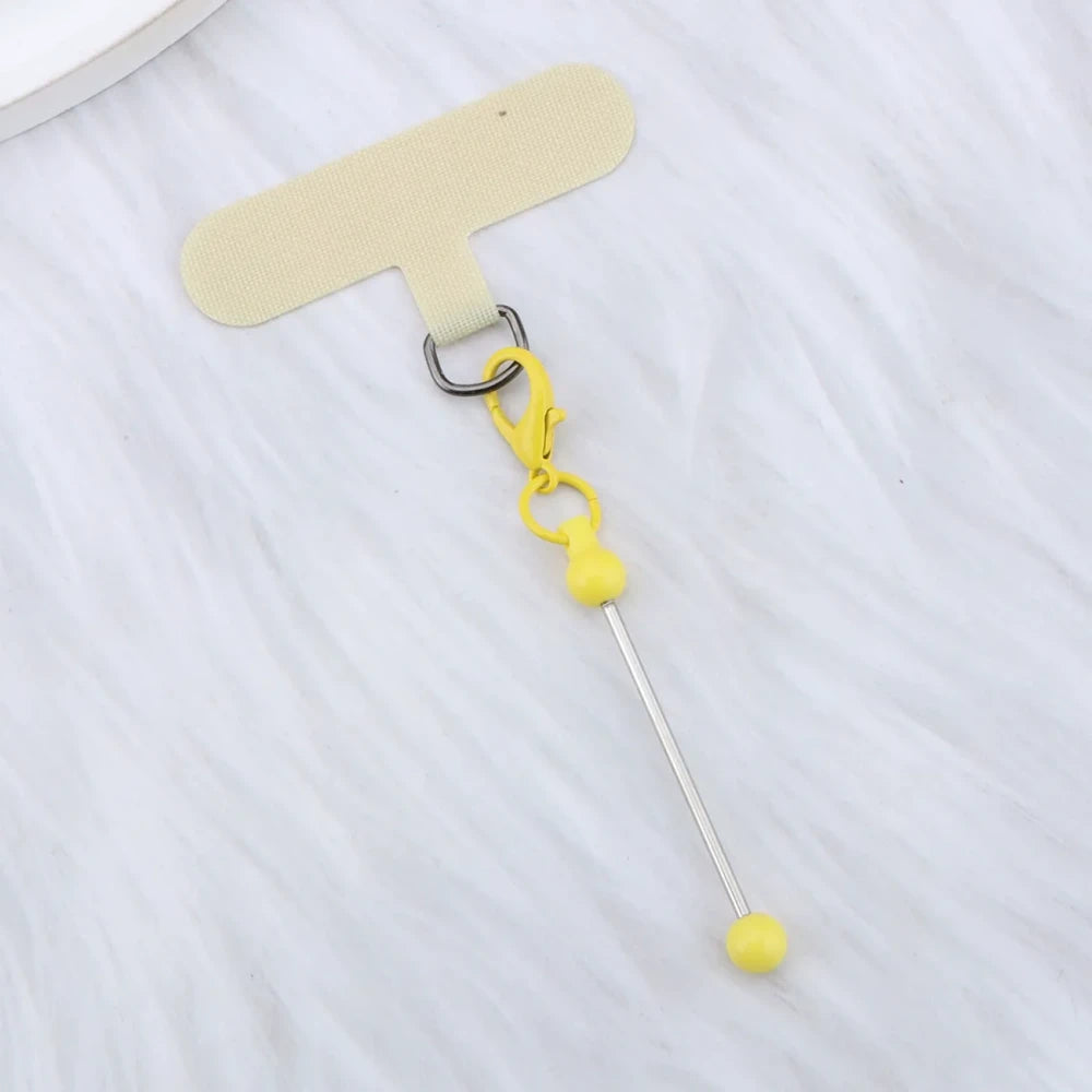 Beaded Anti-Loss Durable Spacer Phone Clip for DIY
