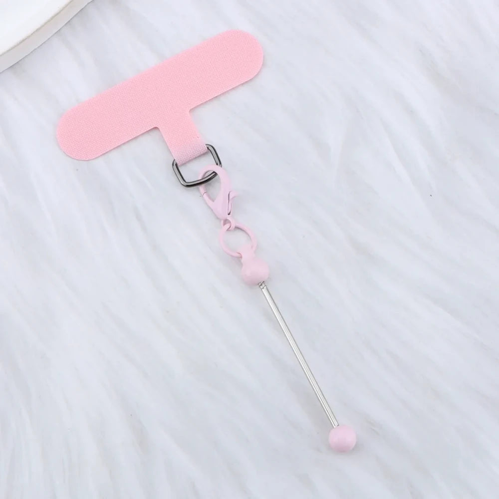 Beaded Anti-Loss Durable Spacer Phone Clip for DIY