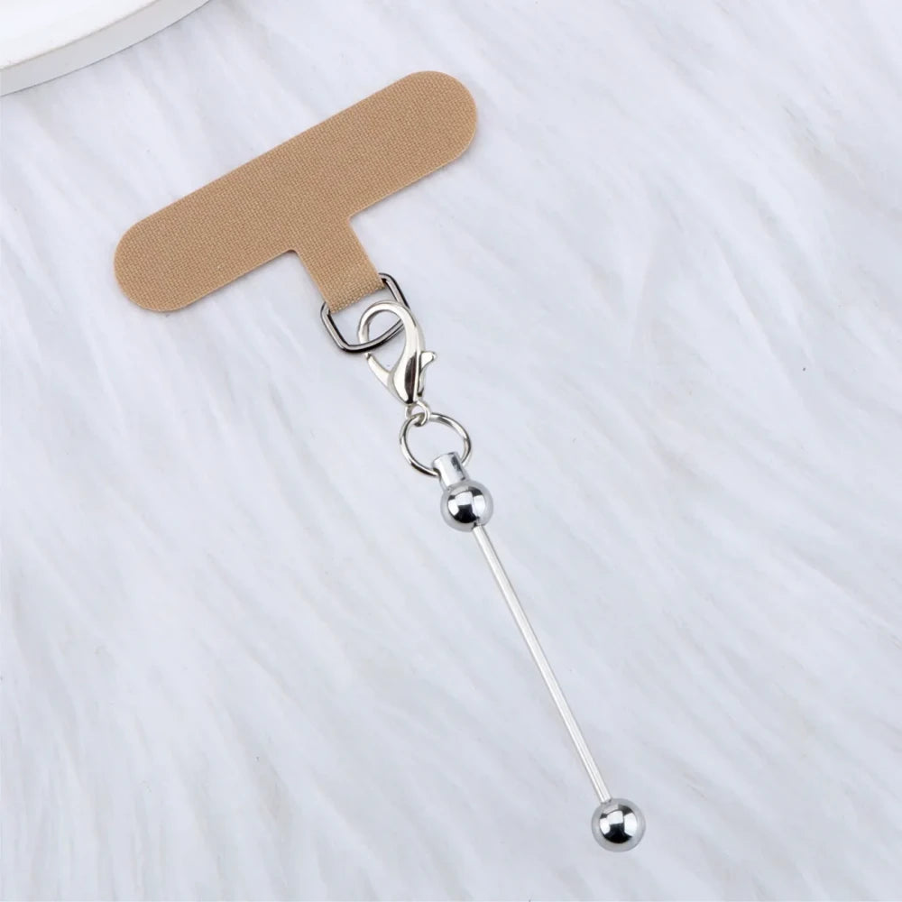 Beaded Anti-Loss Durable Spacer Phone Clip for DIY