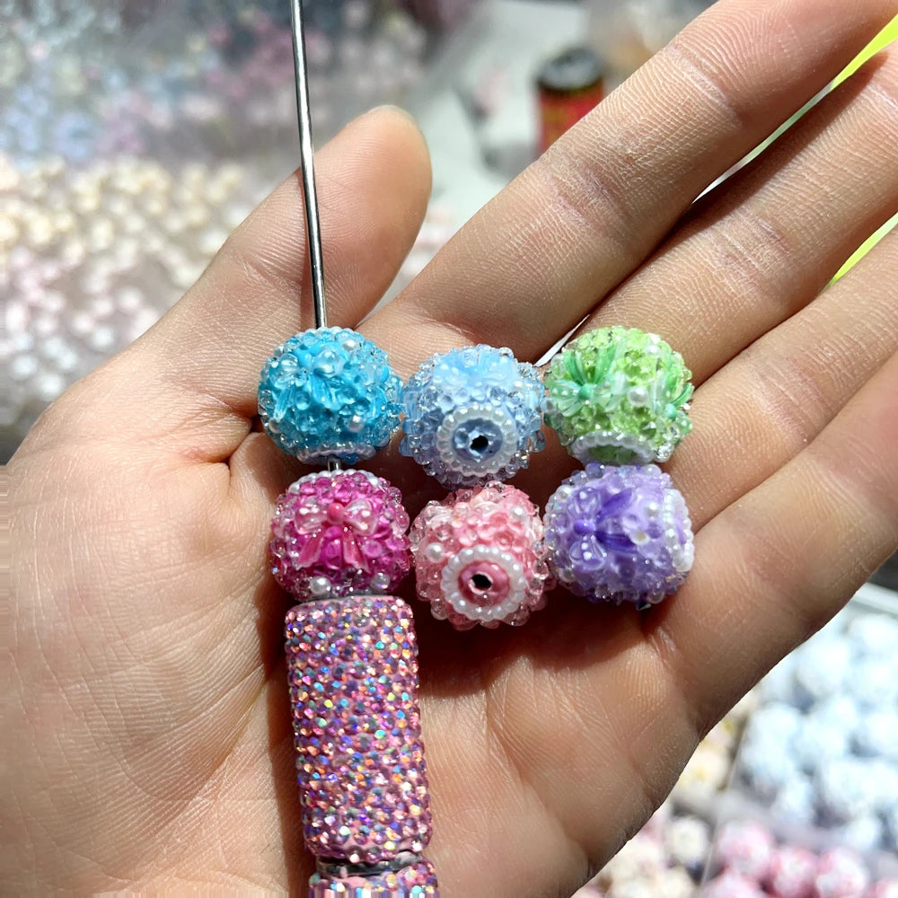 Bowtie Pearls Clay DIY Fancy Beads-Random Mixed