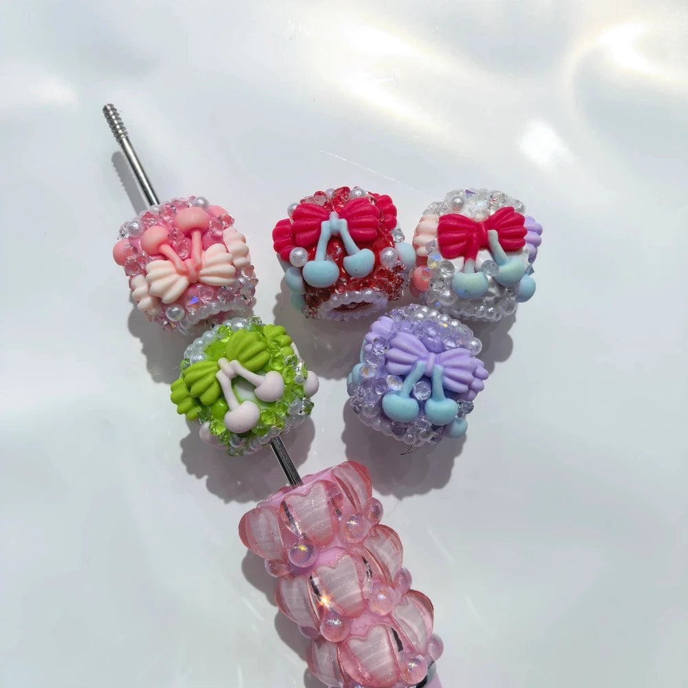 Bowtie Pearls Sugar Clay DIY Fancy Beads-Random Mixed