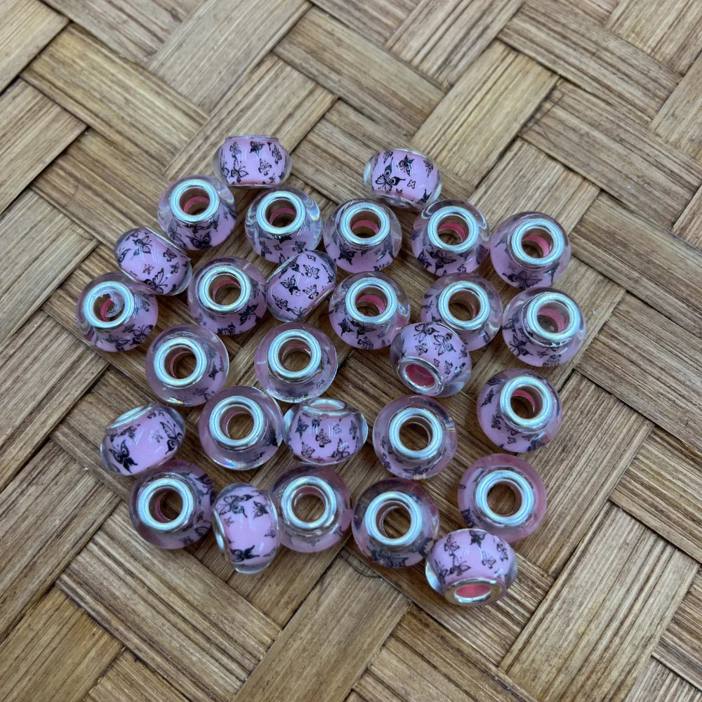 Butterfly Acrylic Spacer Beads | Pens Keychains DIY