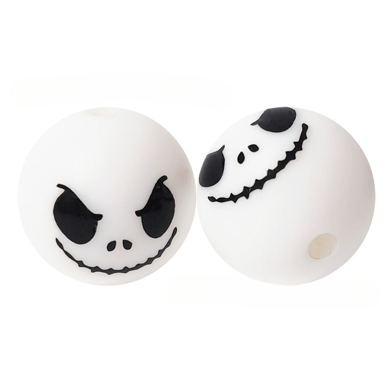 Halloween Silicone Beads DIY Accessories Baby Soothing Teether-50PCS