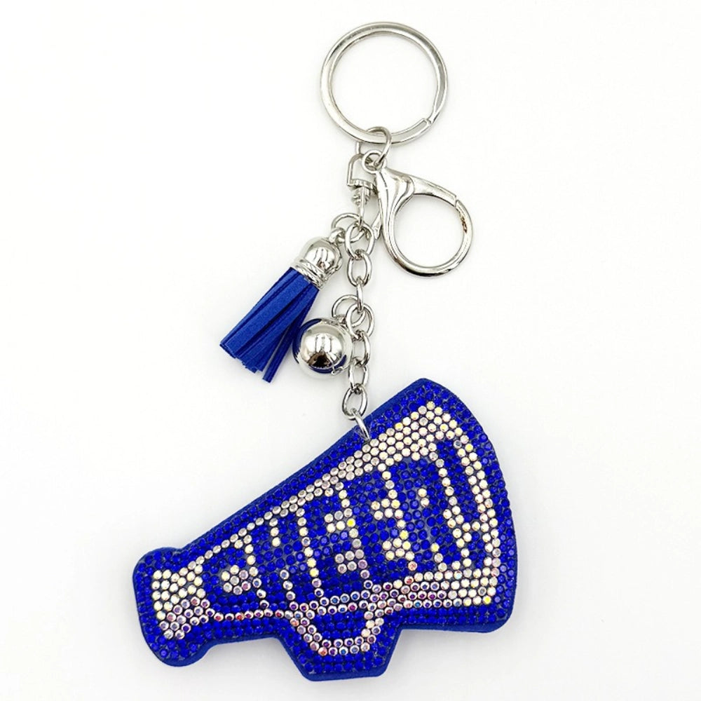 Cheerleading Squad Rhinestone Keychain for DIY