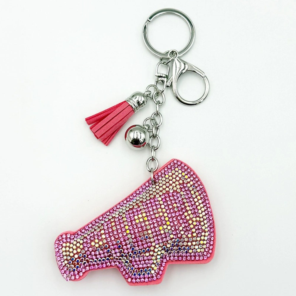 Cheerleading Squad Rhinestone Keychain for DIY