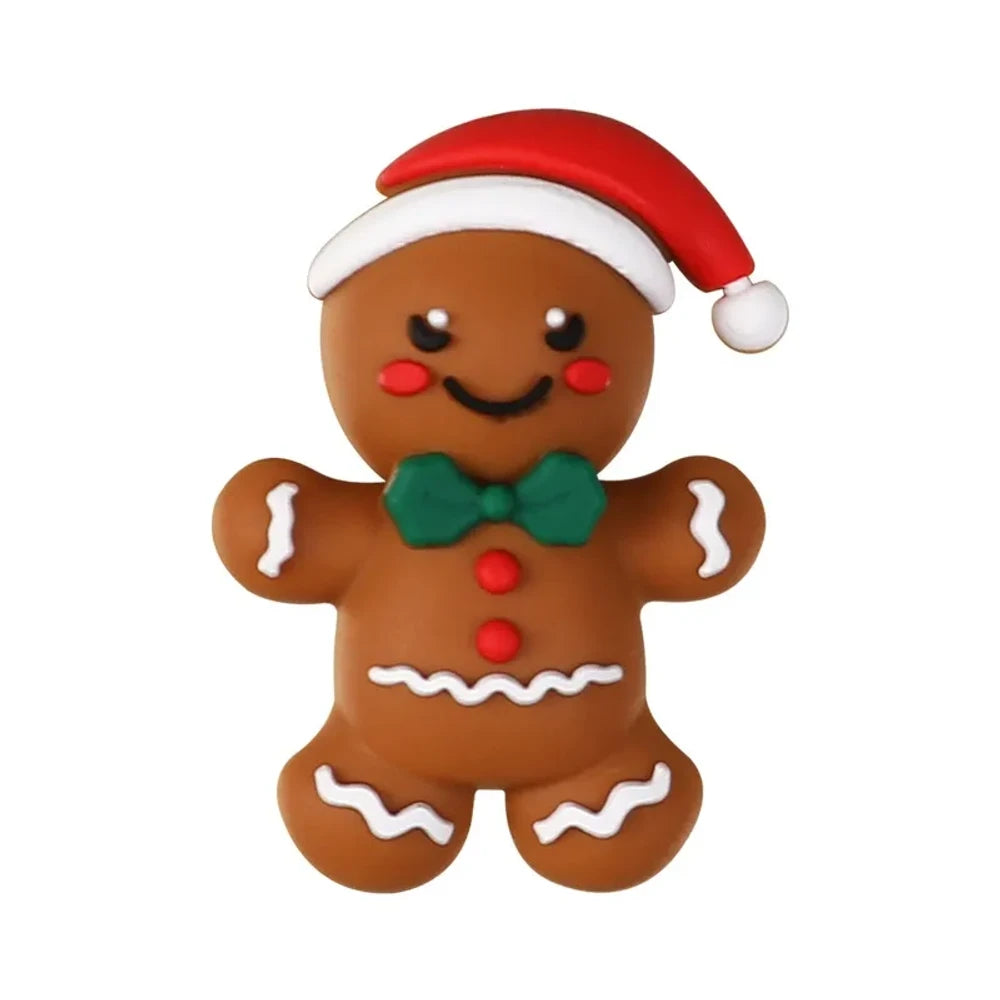 3D Christmas Series Silicone Focal Beads for DIY Pens Bracelet