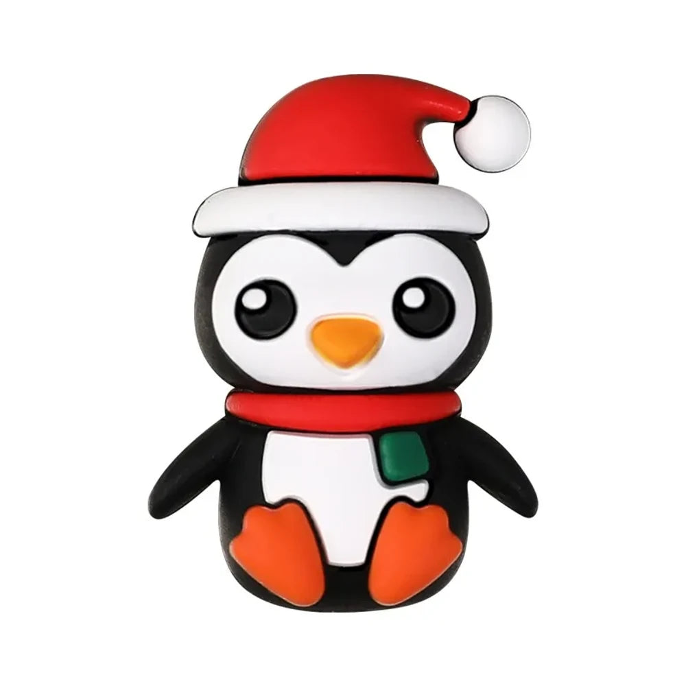 3D Christmas Series Silicone Focal Beads for DIY Pens Bracelet