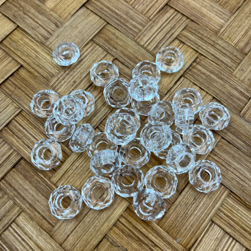 Clear Acrylic Spacer Beads | Pens Keychains DIY