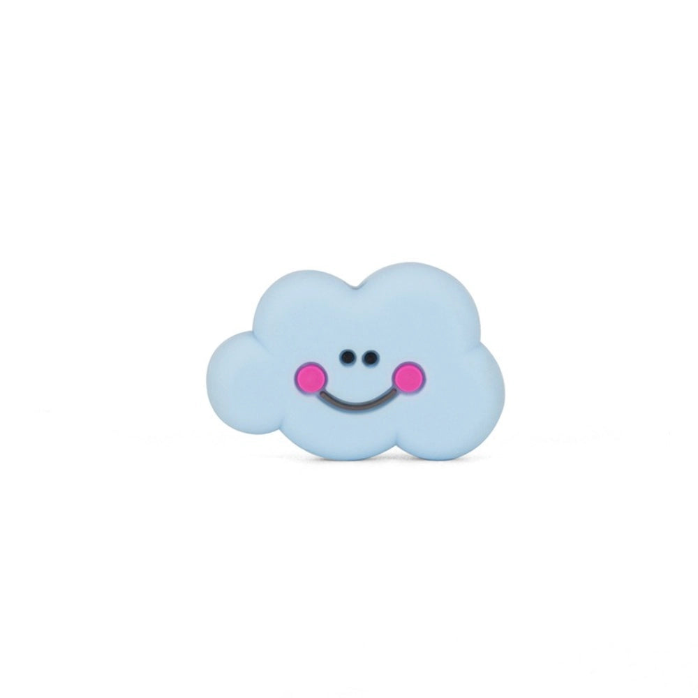 Flatback Cloud Silicone Focal Bead | Beadable Pens Keychains Badge