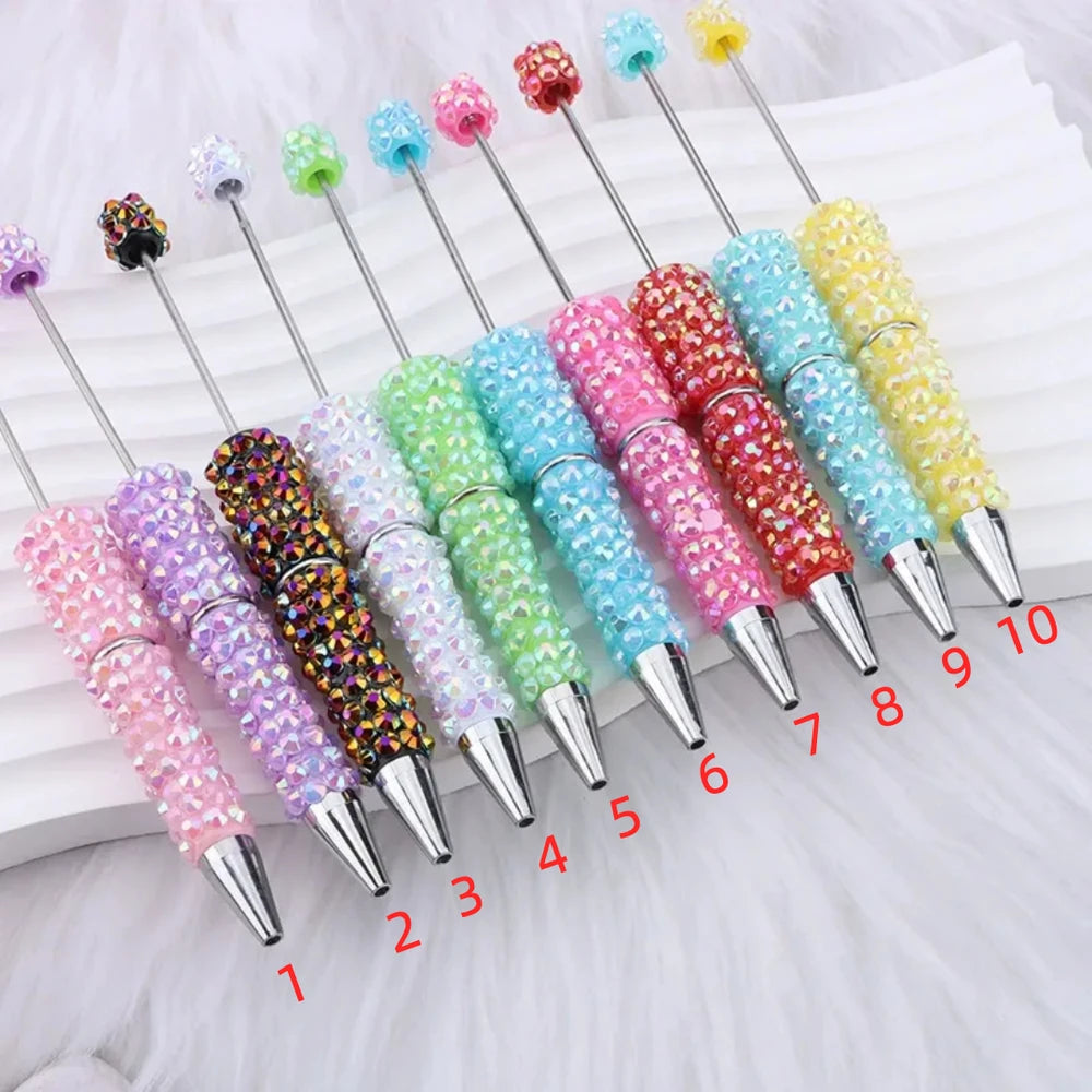 Colorful Beadable Rhinestone Pens