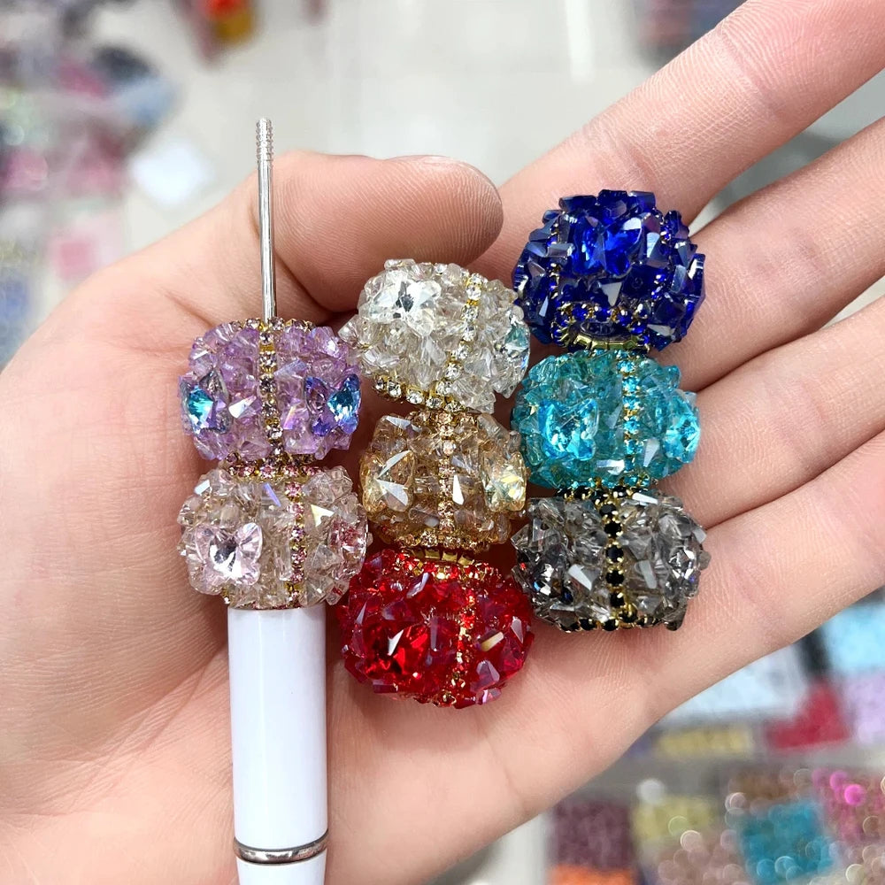 Crystal Butterfly Rhinestone Acrylic DIY Fancy Beads-Random Mixed