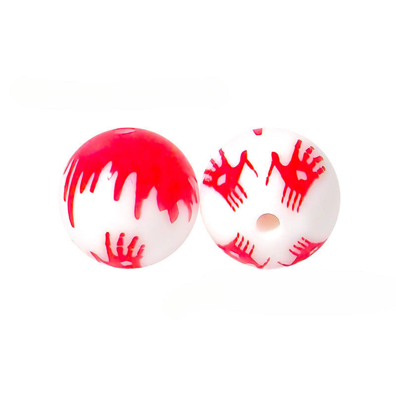 Halloween Silicone Beads DIY Accessories Baby Soothing Teether-50PCS