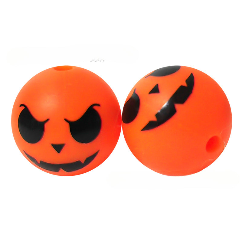 Halloween Silicone Beads DIY Accessories Baby Soothing Teether-50PCS