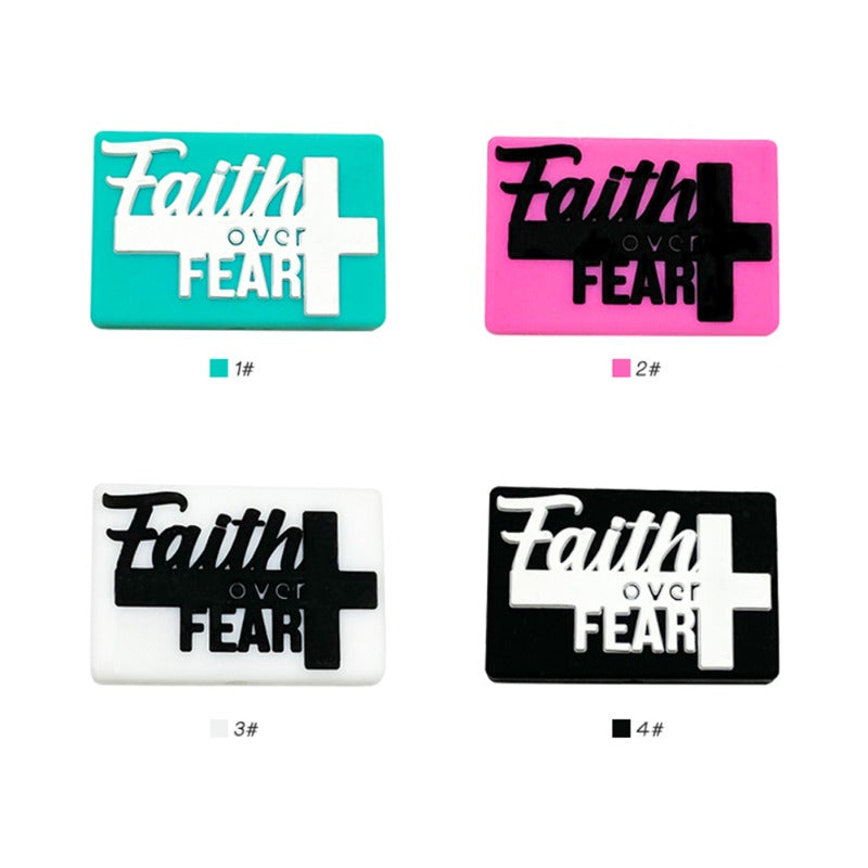 Creative Color Trendy Font Graffiti Beads-10PCS