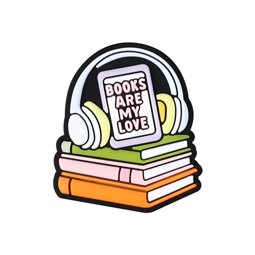 Flatback Alphabet Board Silicone Focal Beads for DIY Pens Keychains