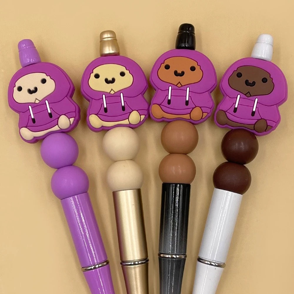 Flatback Animal Silicone Focal Beads for DIY Keychains Bracelet Pens