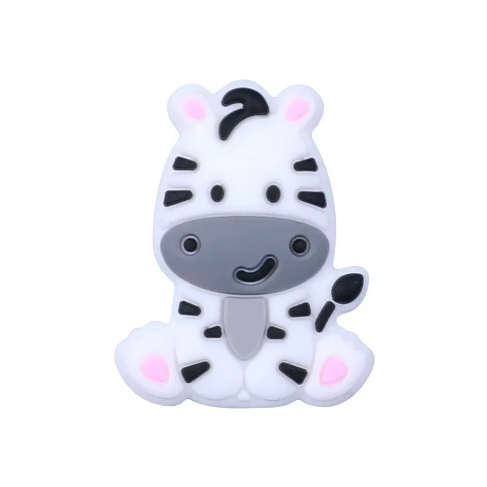 Flatback Animals Silicone Focal Beads for DIY Pens Bracelet