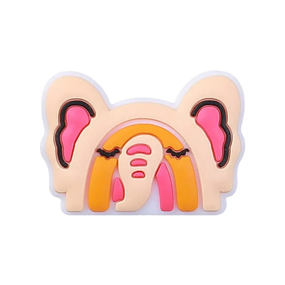 Flatback Animals Silicone Focal Beads for DIY Pens Keychains