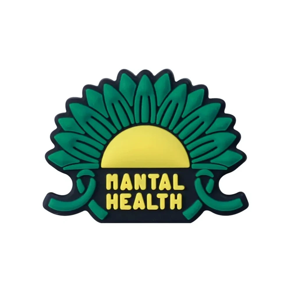 Flatback Autism Silicone Focal Beads for DIY Pens Keychains